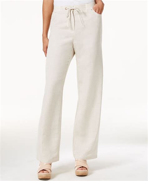 macy's linen pants